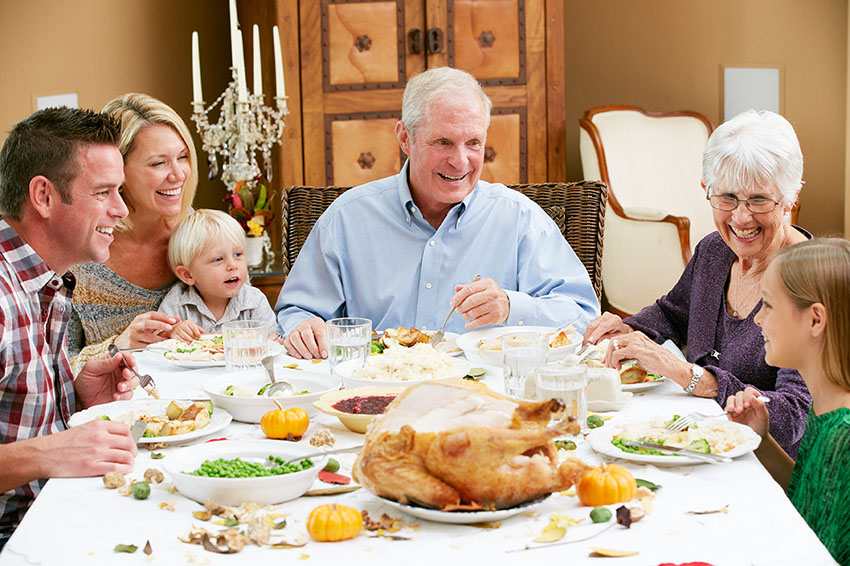 property management manager colorado Multi Generation Family Celebrating Thanksgiving